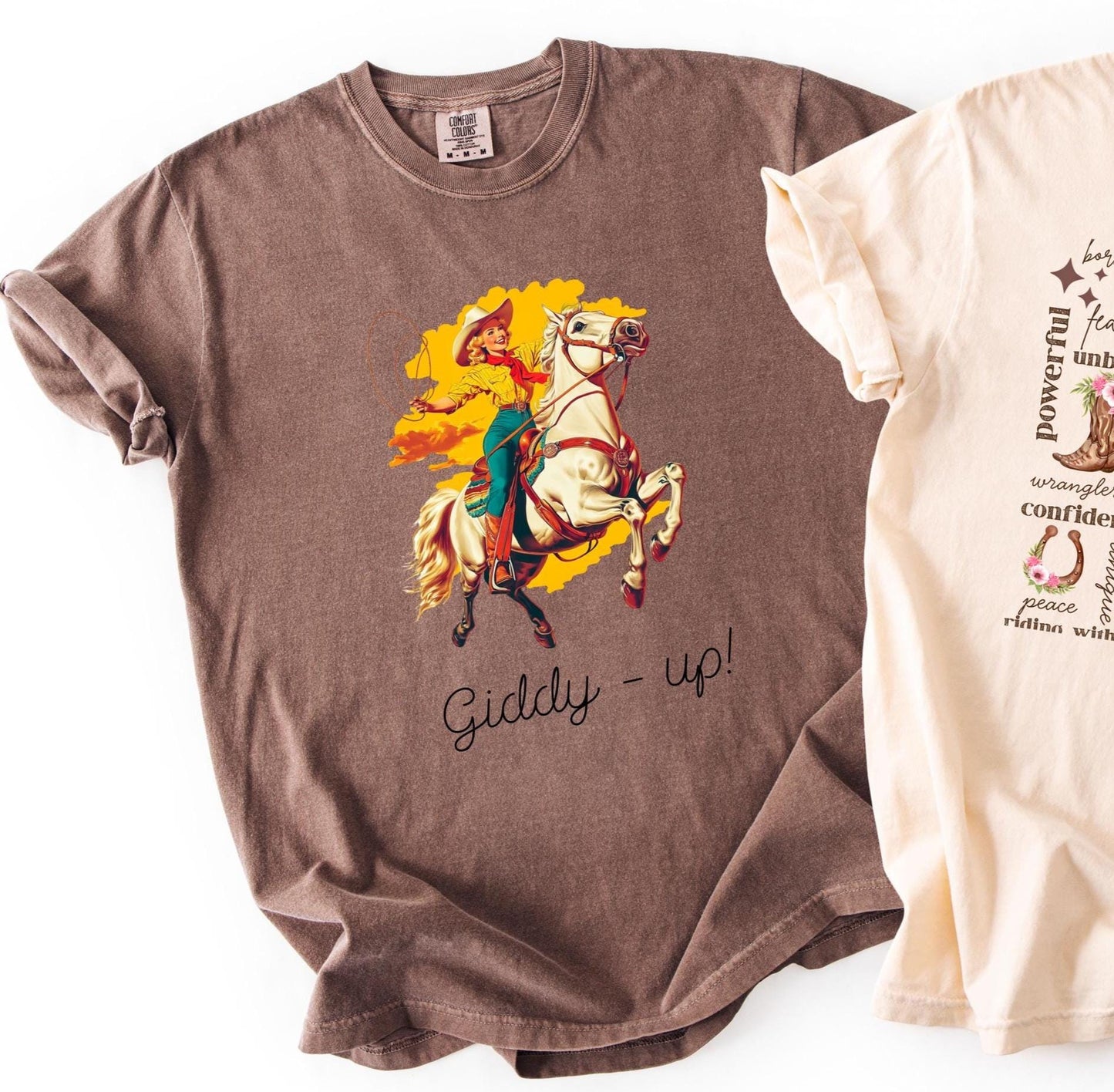 Black Western Wear Ladies Tee