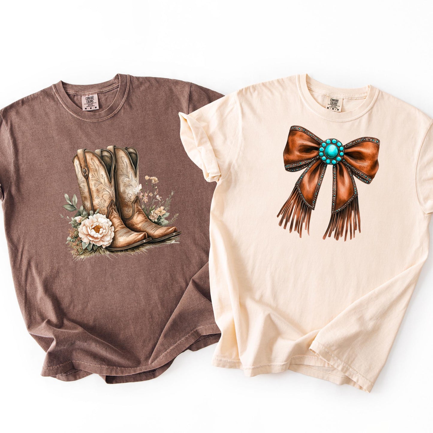 Giddy up Graphic Western Tee Shirt Ladies