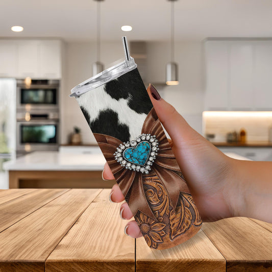 Cowgirl Tumbler, Cowboy boots Tumbler