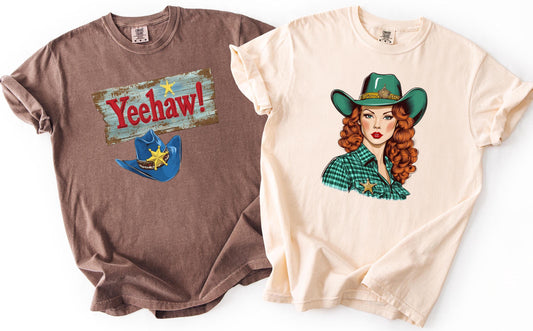 Western Wear Ladies Tee, Cowgirl Shirts