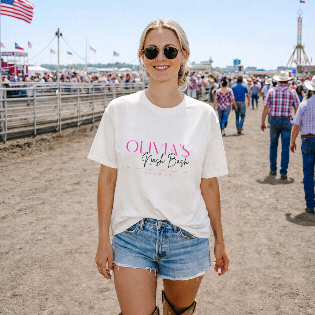 Rodeo Cowgirl Graphic Tee – Western Boots & Cowboy Hat Shirt, Vintage Rodeo Style, Country Girl Outfit, Western Women’s T-Shirt
