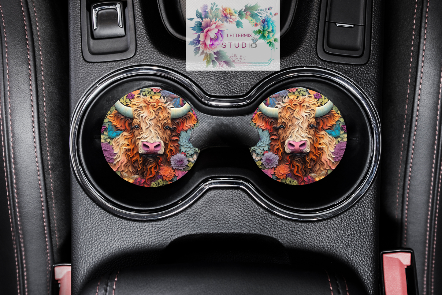 Ceramic Car coasters to suit your mood